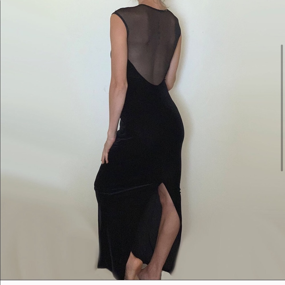 Vintage Velvet bodycon dress